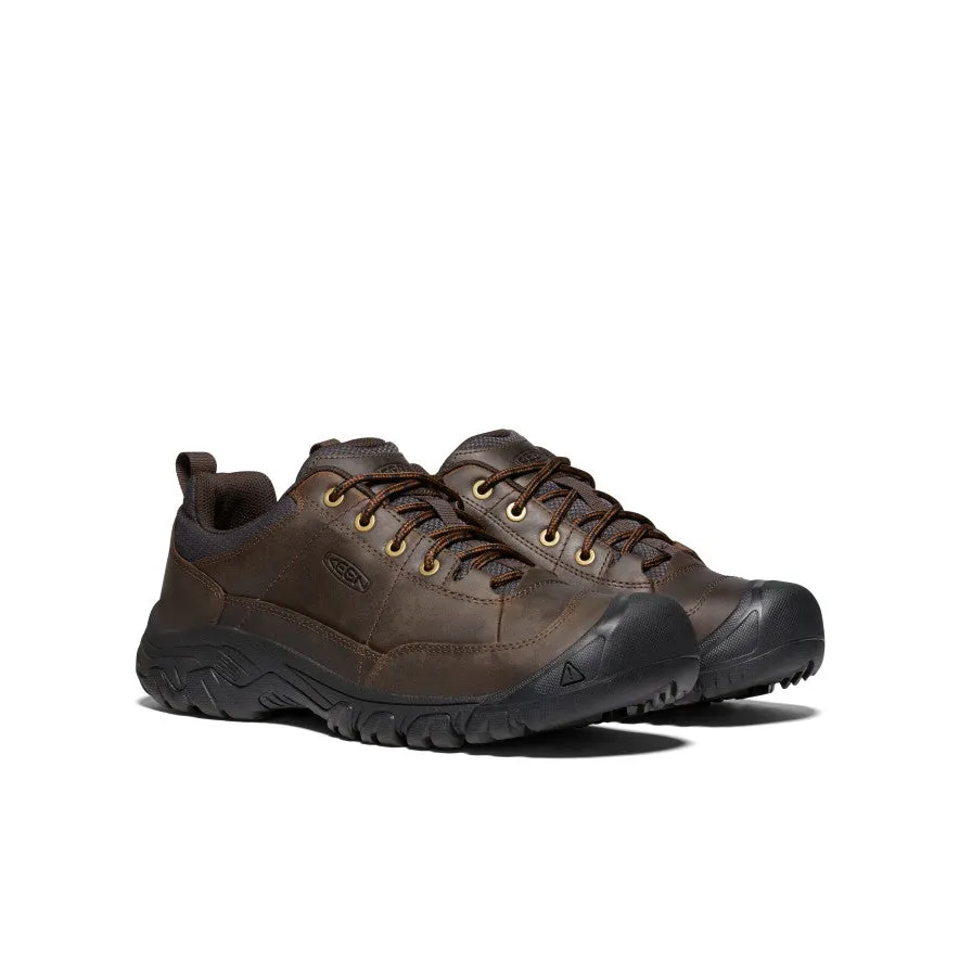 Keen Men's Targhee III Oxford Wide Shoe  |  Dark Earth/Mulch