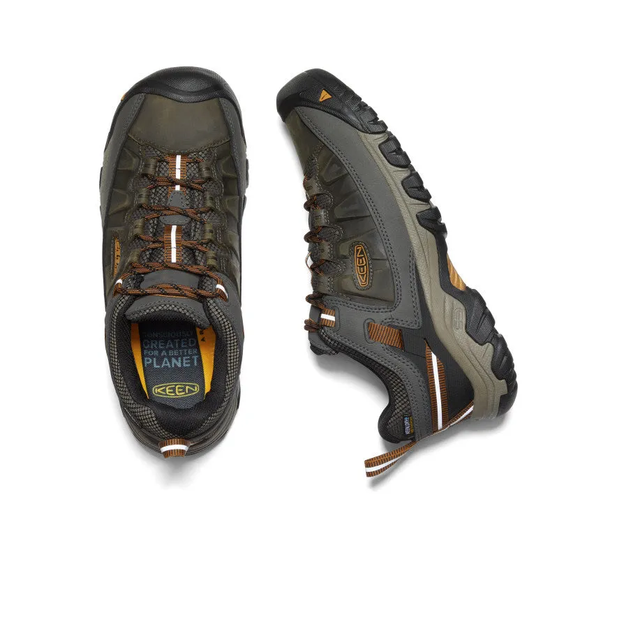 Keen Men's Targhee III Waterproof  |  Black Olive/Golden Brown