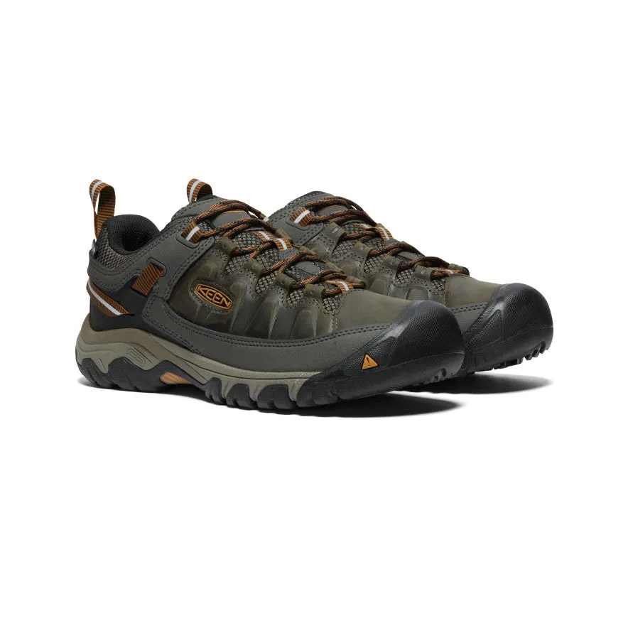 Keen Men's Targhee III Waterproof  |  Black Olive/Golden Brown