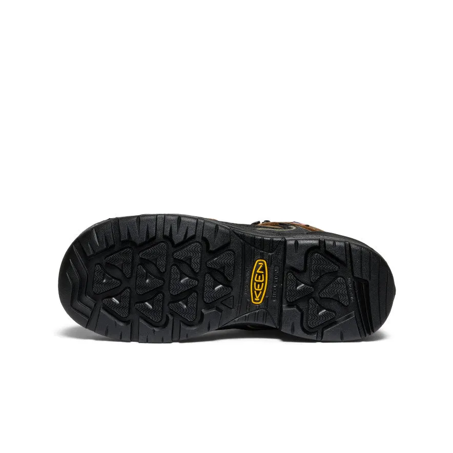 Keen Men's Targhee IV Waterproof Work Boot (Carbon Toe)  |  Dark Earth/Black
