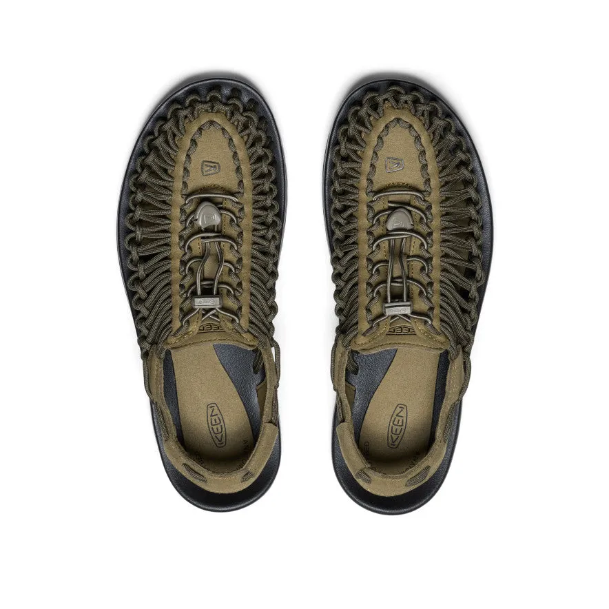 Keen Men's UNEEK Sneaker  |  Dark Olive/Black