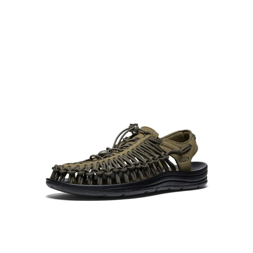 Keen Men's UNEEK Sneaker  |  Dark Olive/Black