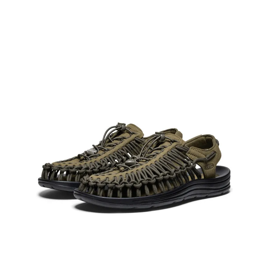 Keen Men's UNEEK Sneaker  |  Dark Olive/Black