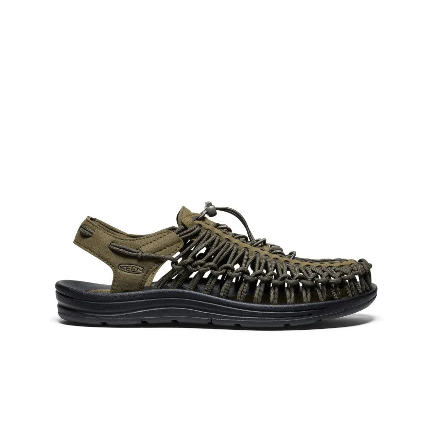 Keen Men's UNEEK Sneaker  |  Dark Olive/Black