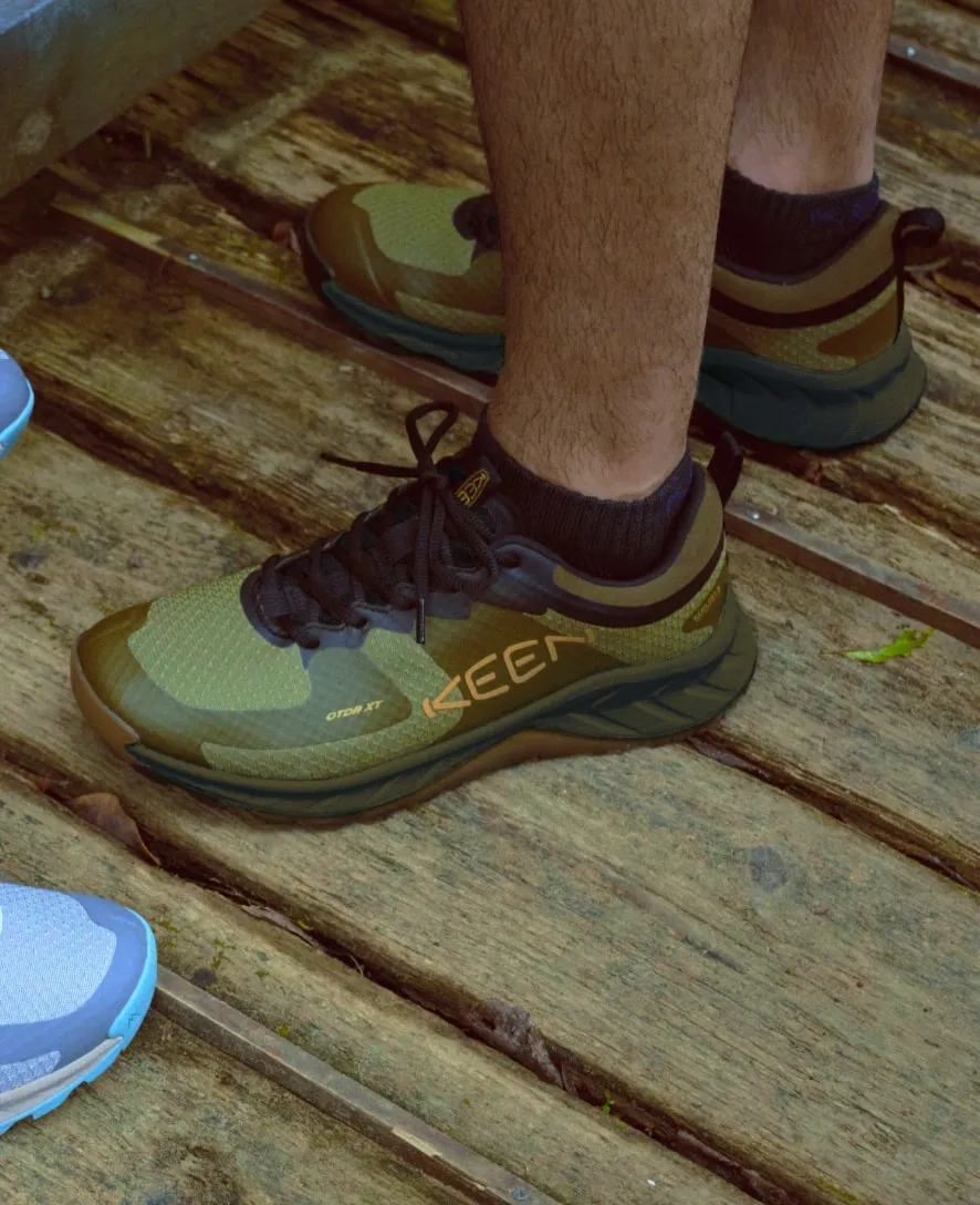 Keen Men's Versacore Waterproof Shoe  |  Brindle/Gold Flame