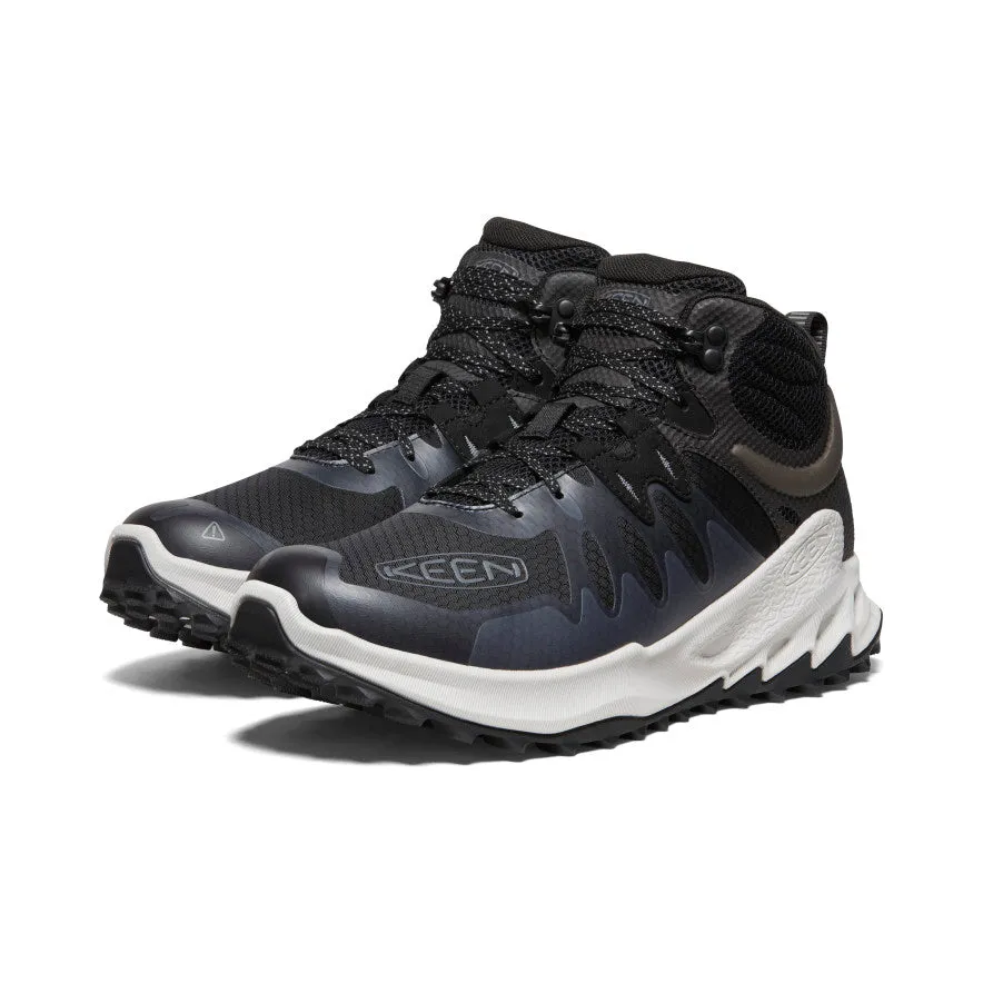 Keen Men's Zionic Waterproof Hiking Boot  |  Black/Steel Grey