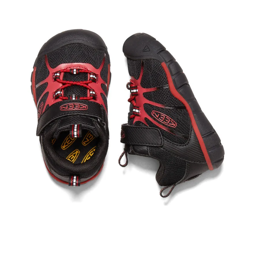 Keen Toddlers' Chandler 2 CNX Sneaker  |  Black/Red Carpet