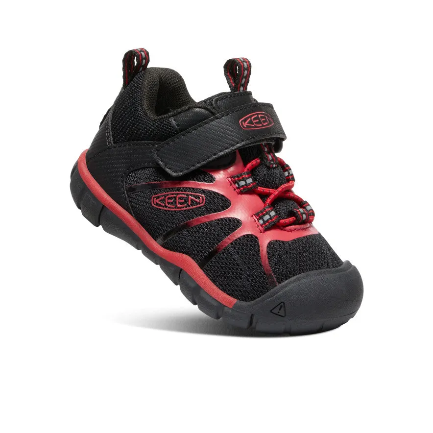 Keen Toddlers' Chandler 2 CNX Sneaker  |  Black/Red Carpet