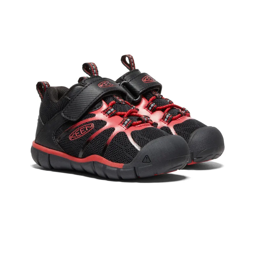 Keen Toddlers' Chandler 2 CNX Sneaker  |  Black/Red Carpet