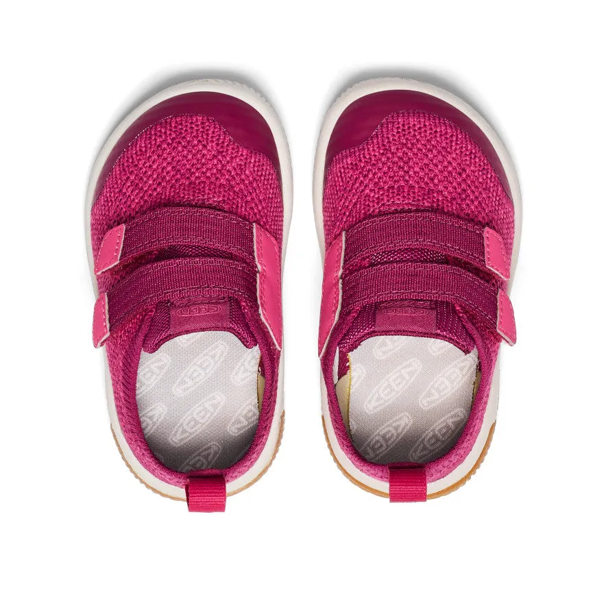 Keen Toddlers' KNX Knit Double Strap  |  Beaujolais/Raspberry