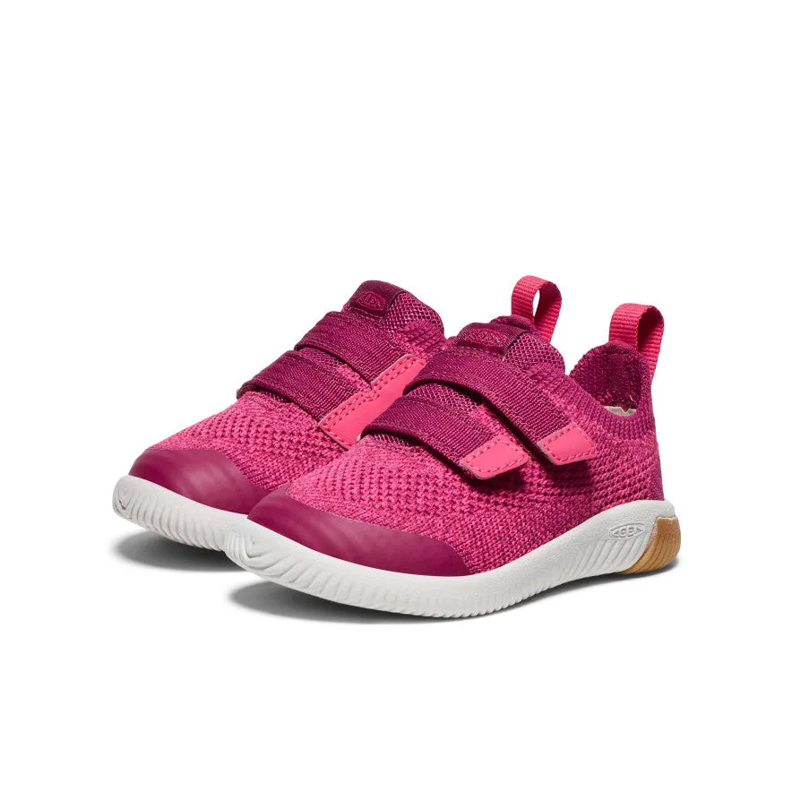 Keen Toddlers' KNX Knit Double Strap  |  Beaujolais/Raspberry