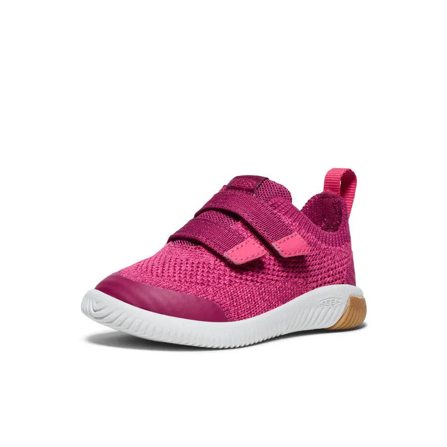 Keen Toddlers' KNX Knit Double Strap  |  Beaujolais/Raspberry