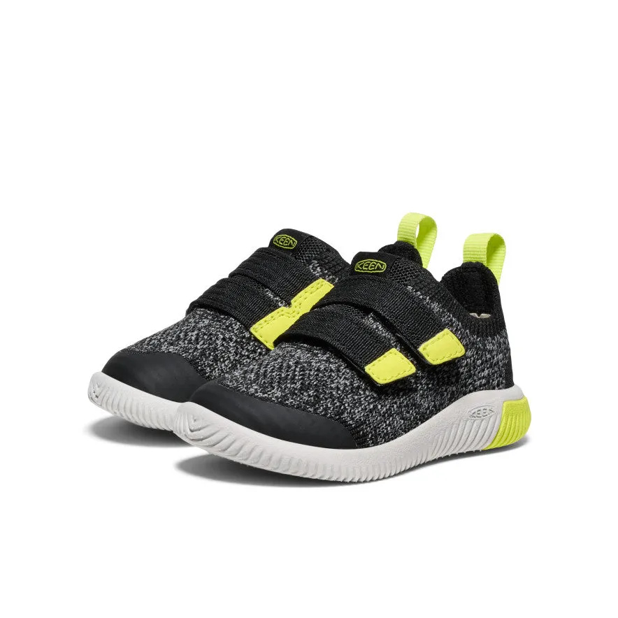 Keen Toddlers' KNX Knit Double Strap  |  Black/Evening Primrose