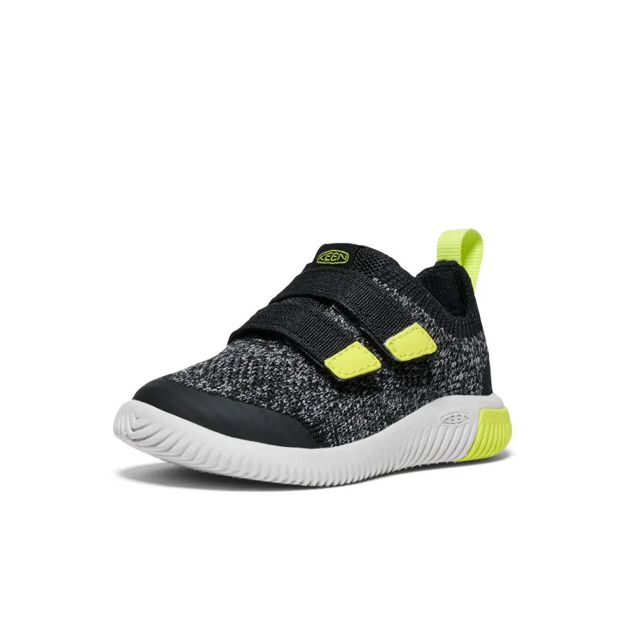 Keen Toddlers' KNX Knit Double Strap  |  Black/Evening Primrose