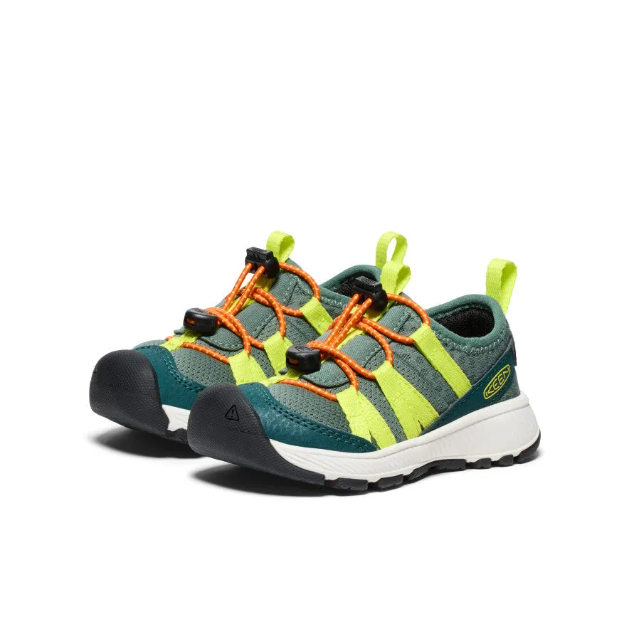 Keen Toddlers' Motozoa Sneaker  |  Sea Moss/Scarlet Ibis