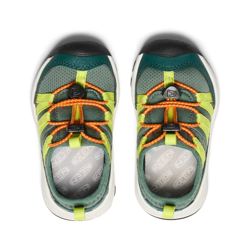 Keen Toddlers' Motozoa Sneaker  |  Sea Moss/Scarlet Ibis