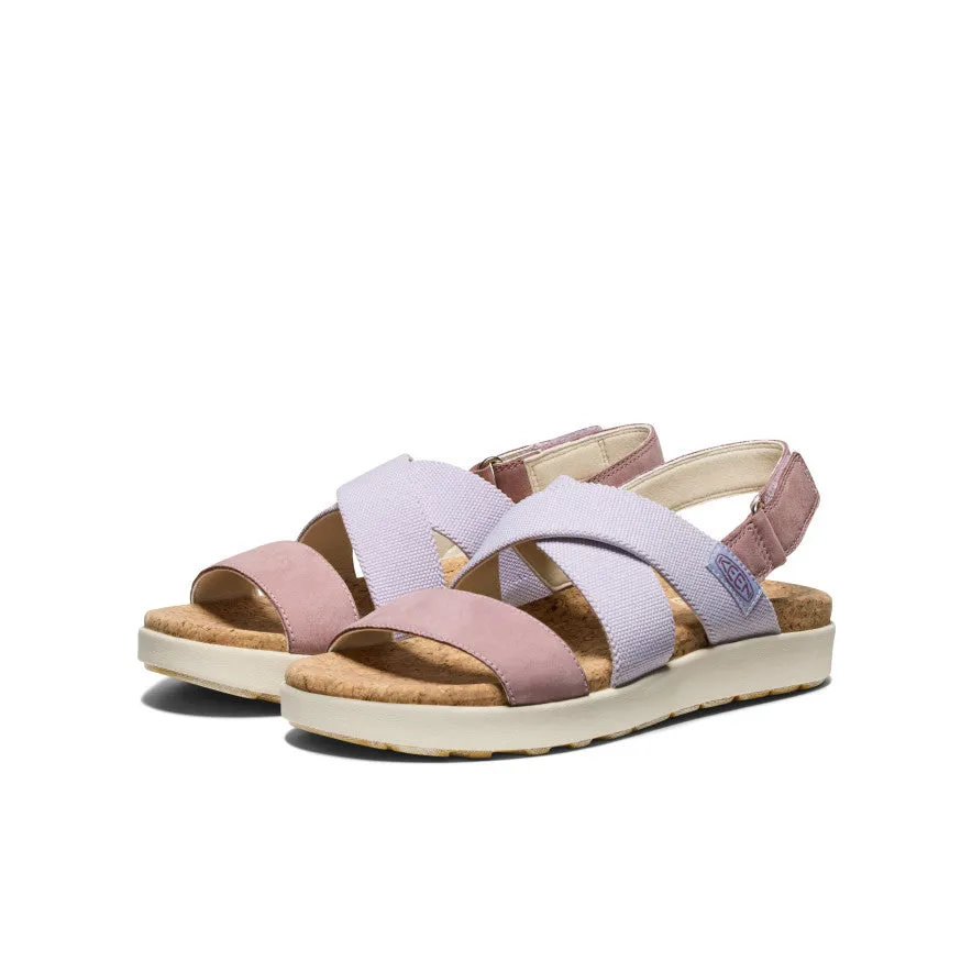 Keen Women's Elle Criss Cross Sandal  |  Thistle/Toadstool