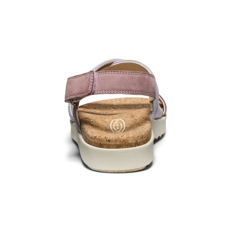 Keen Women's Elle Criss Cross Sandal  |  Thistle/Toadstool