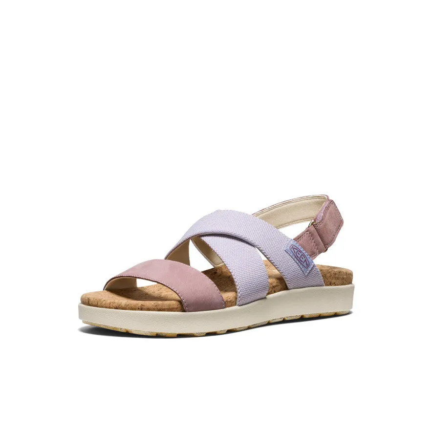 Keen Women's Elle Criss Cross Sandal  |  Thistle/Toadstool