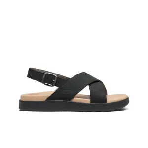 Keen Women's Elle Luxe Cross Strap Sandal  |  Black/Black