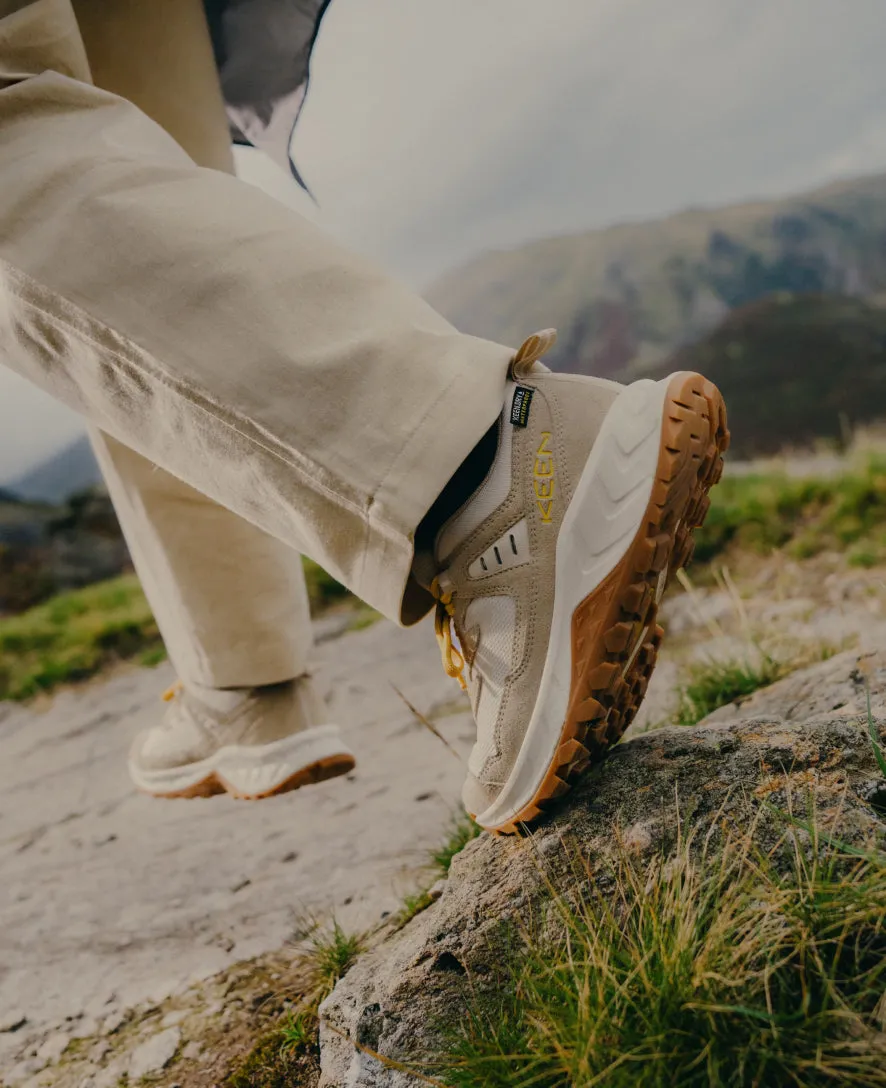 Keen Women's Hightrail Waterproof Hiking Shoe  |  Birch/Daffodil