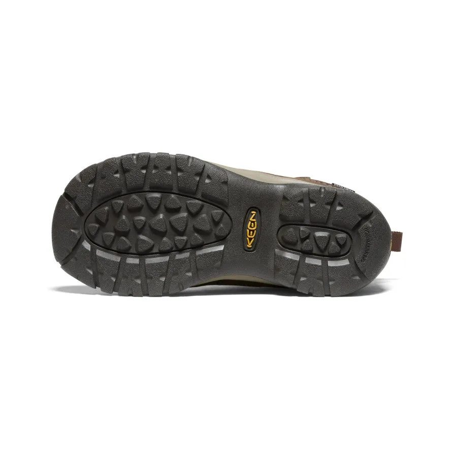 Keen Women's Kaci III Winter Waterproof Boot  |  Dark Earth/Green Plaid
