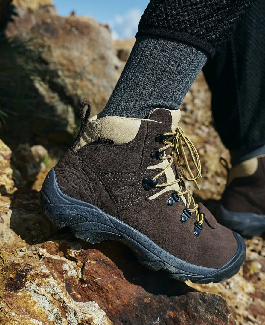 Keen Women's Pyrenees Waterproof Hiking Boot x Mountain Research  |  Mountain Research Brown