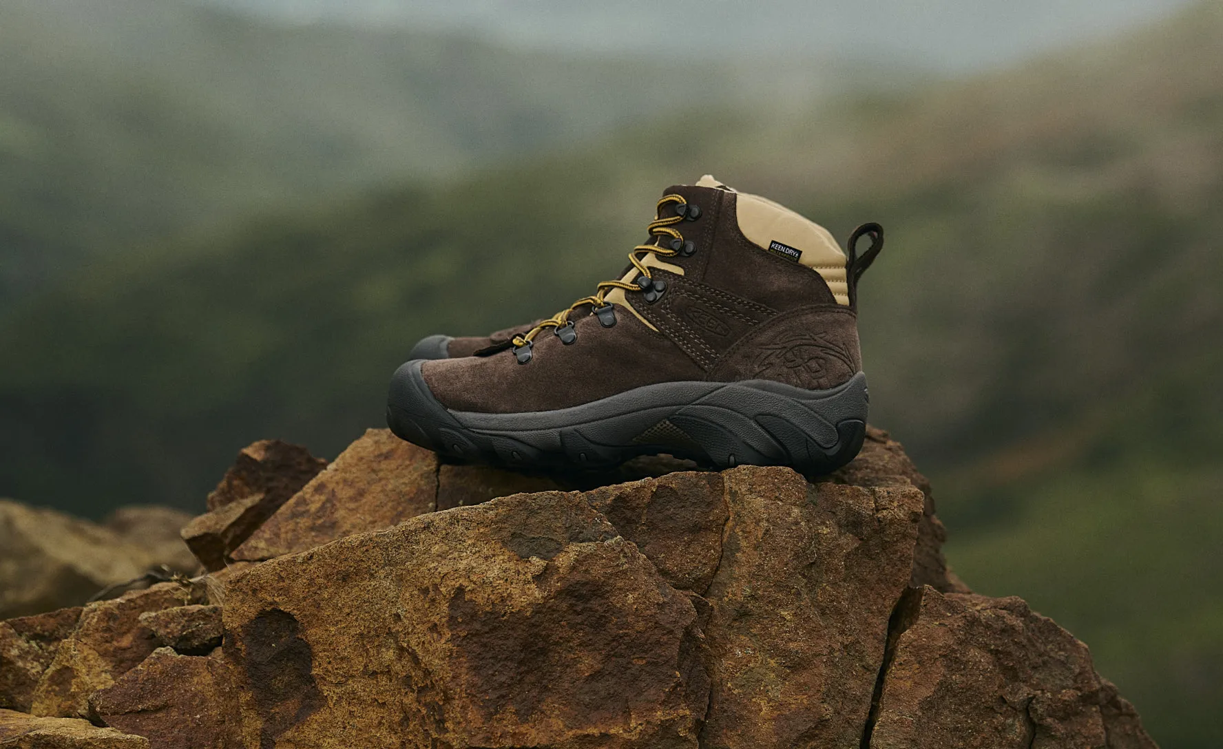 Keen Women's Pyrenees Waterproof Hiking Boot x Mountain Research  |  Mountain Research Brown