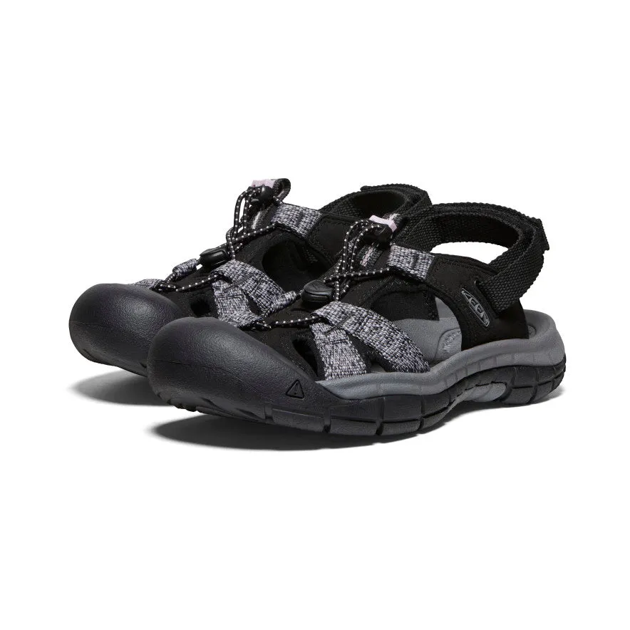 Keen Women's Ravine H2 Sandal  |  Black/Dawn Pink