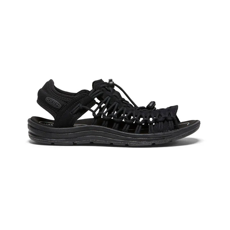 Keen Women's UNEEK II Open-Toe Sneaker  |  Black/Black