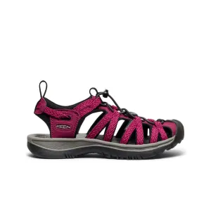 Keen Women's Whisper  |  Beaujolais/Black
