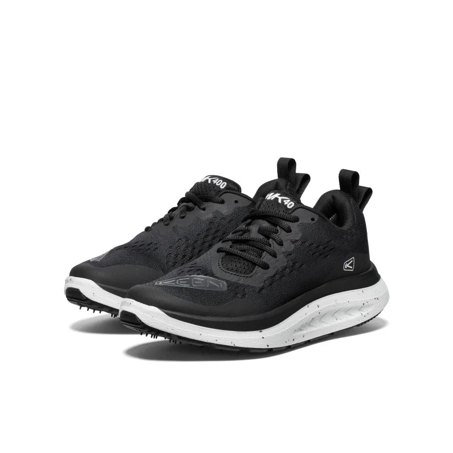 Keen Women's WK400 Walking Shoe  |  Black/White