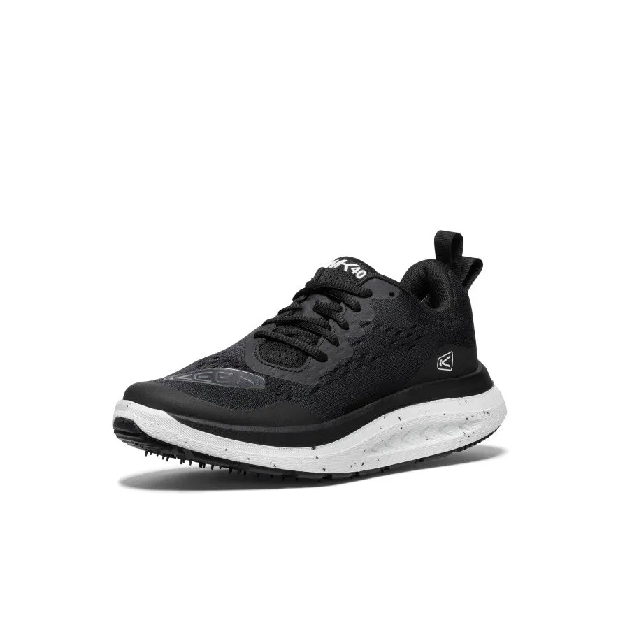 Keen Women's WK400 Walking Shoe  |  Black/White