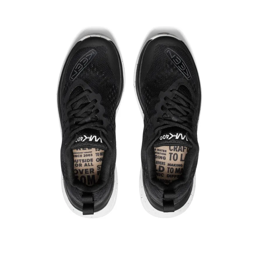 Keen Women's WK400 Walking Shoe  |  Black/White