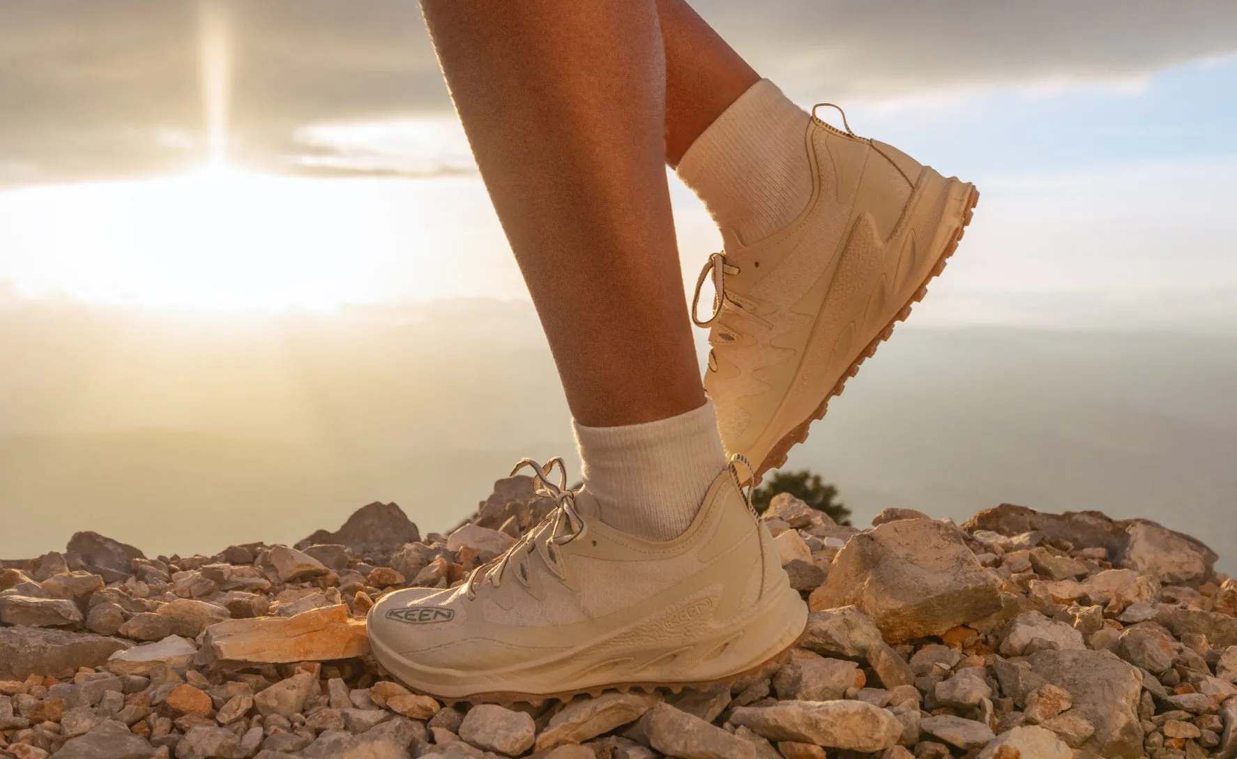 Keen Women's Zionic Speed Hiking Shoe  |  Daiquiri Green/Plum Perfect