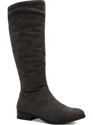 Kelimae Womens Wide Calf Tall Riding Boots