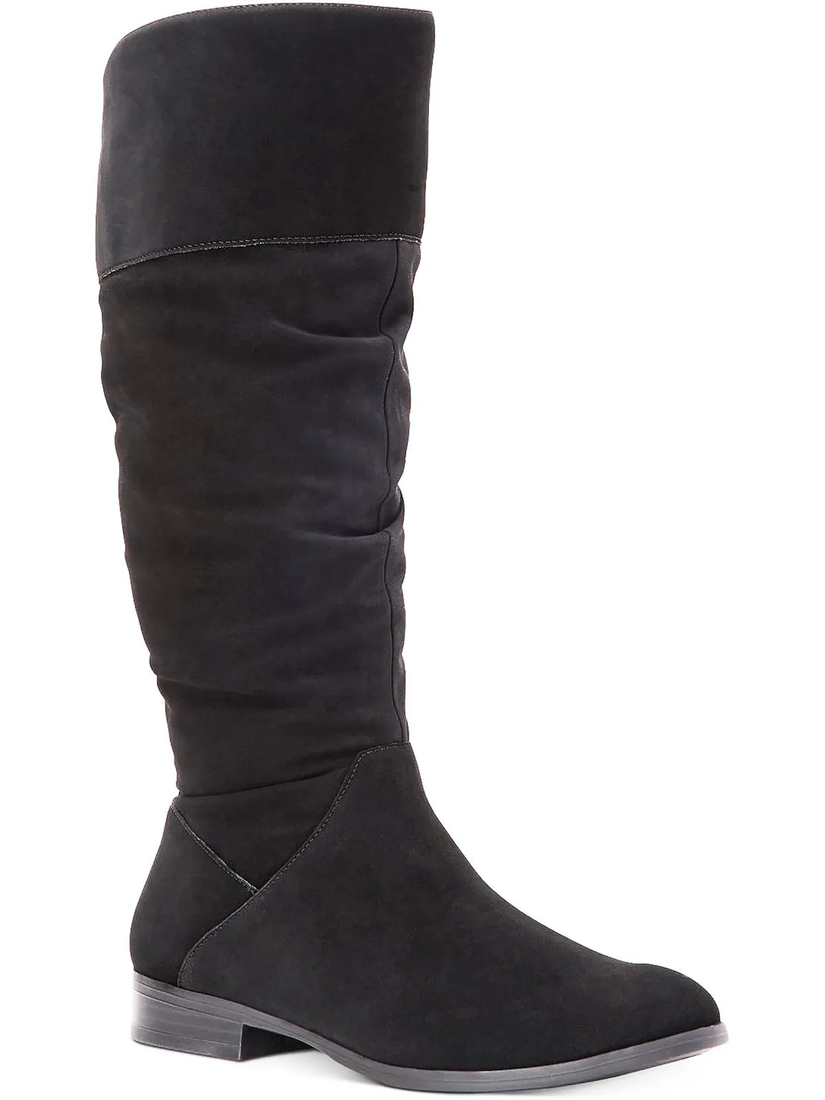 Kelimae Womens Wide Calf Tall Riding Boots