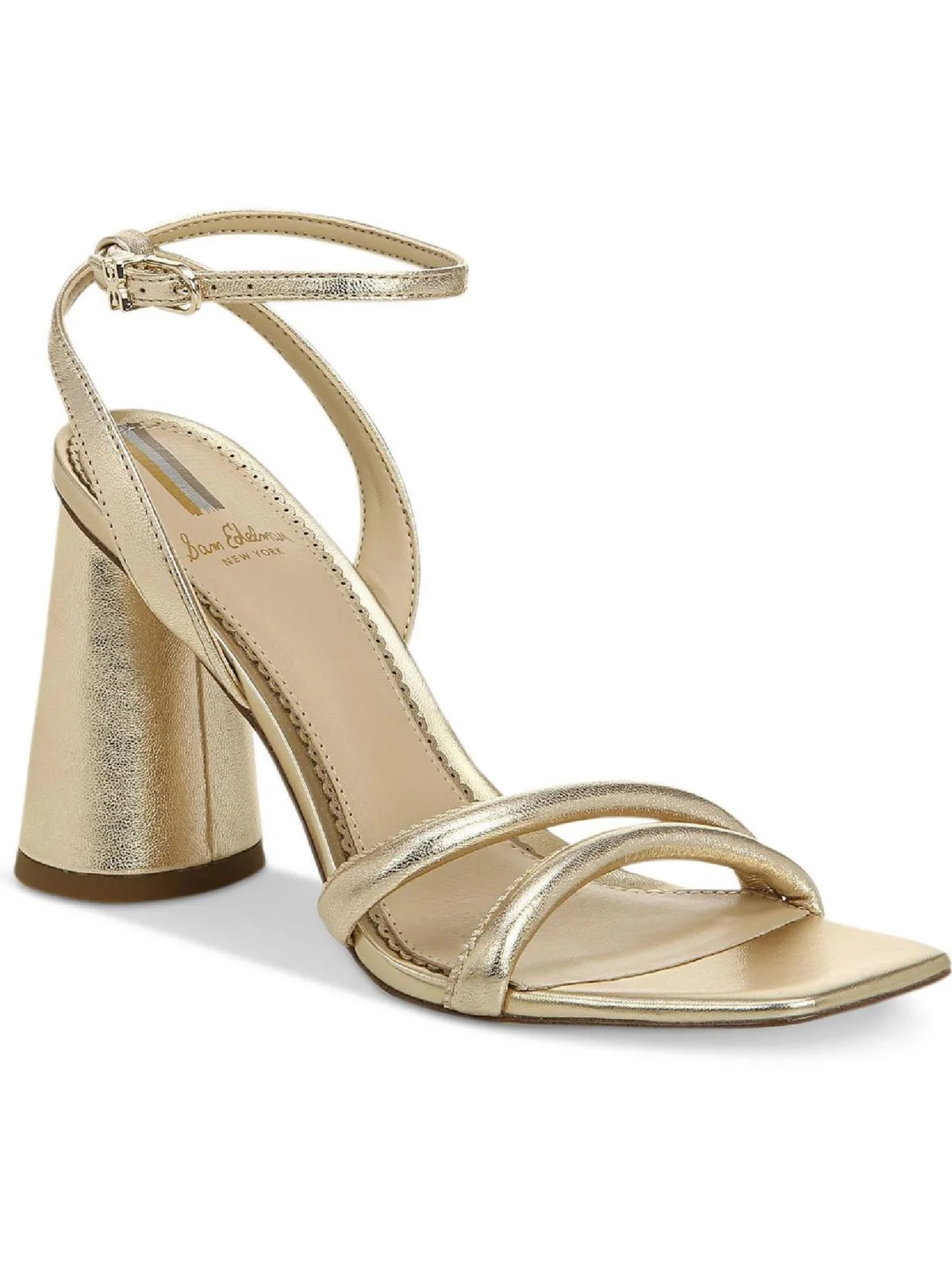 Kia Womens Strappy Ankle Strap Heel Sandals