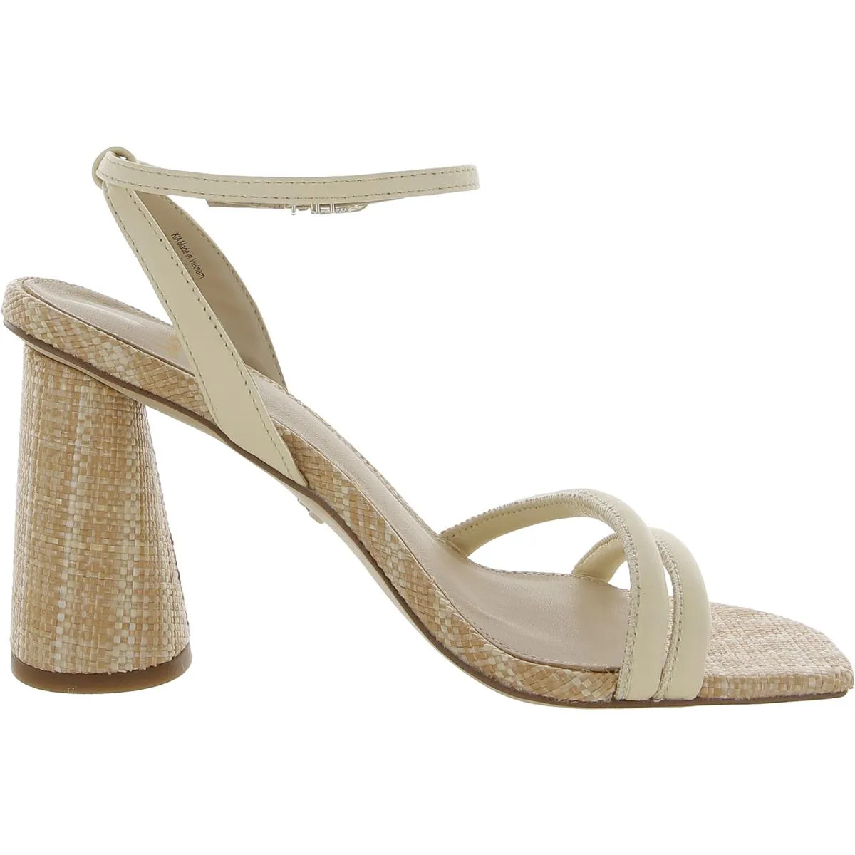 Kia Womens Strappy Ankle Strap Heel Sandals