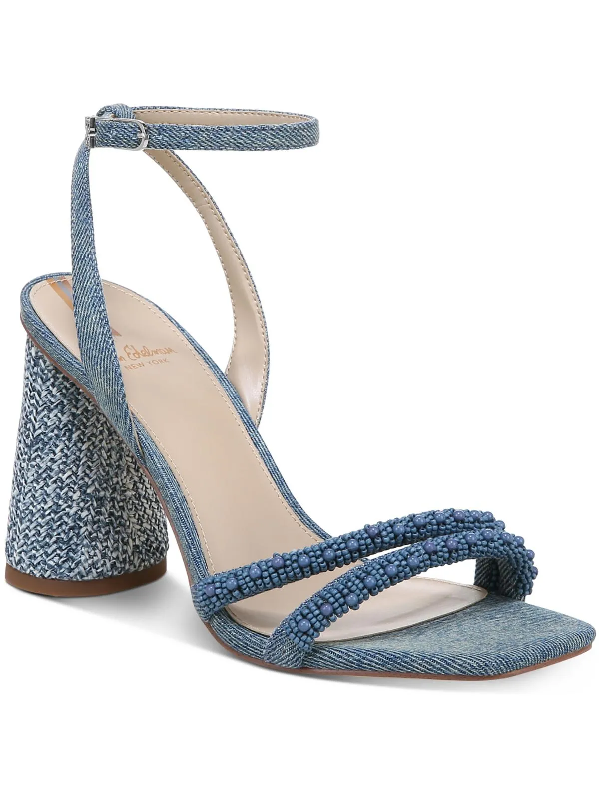 Kia Womens Strappy Ankle Strap Heel Sandals