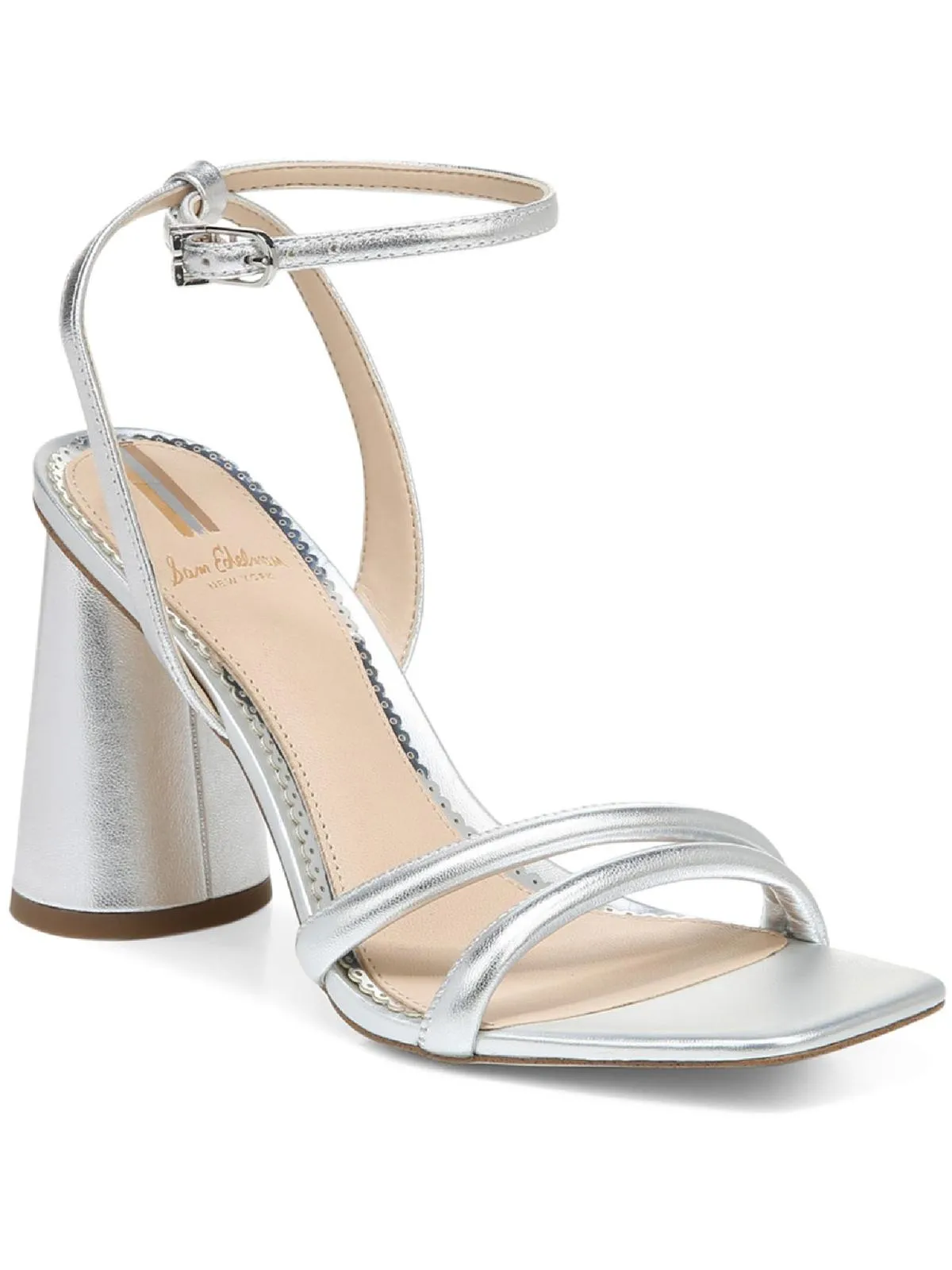 Kia Womens Strappy Ankle Strap Heel Sandals