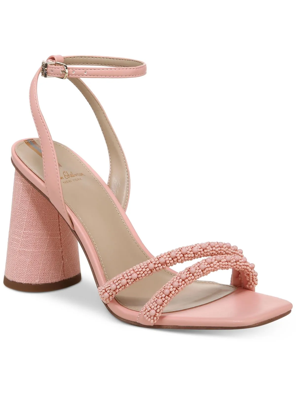 Kia Womens Strappy Ankle Strap Heel Sandals