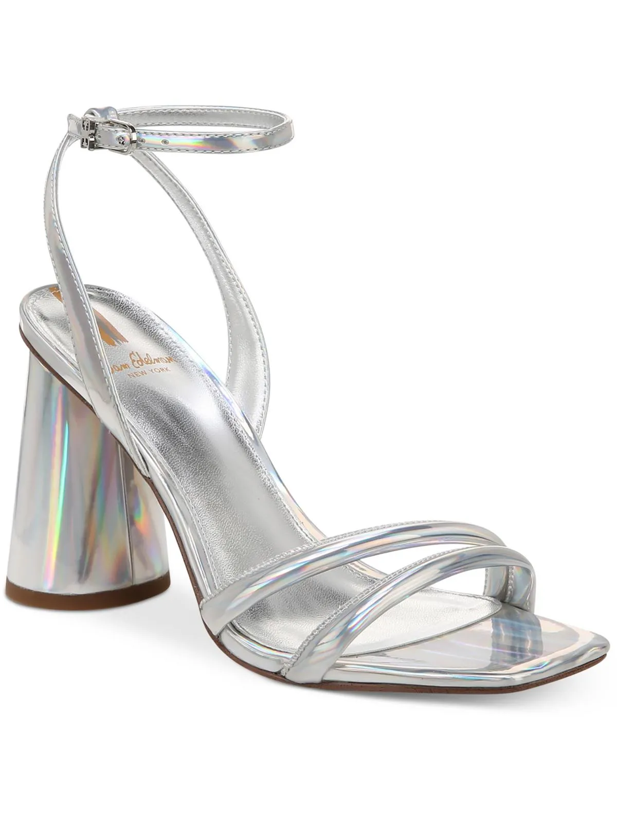 Kia Womens Strappy Ankle Strap Heel Sandals