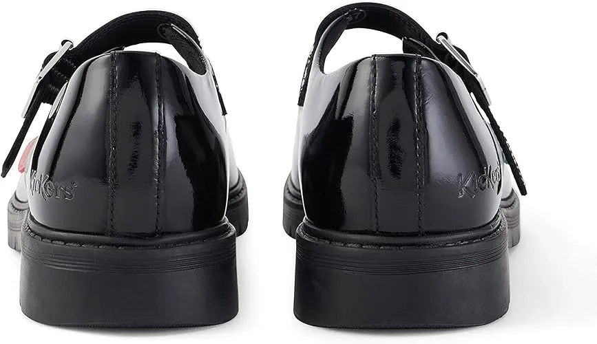 Kickers FINLEY Womens Shoes Patent Black