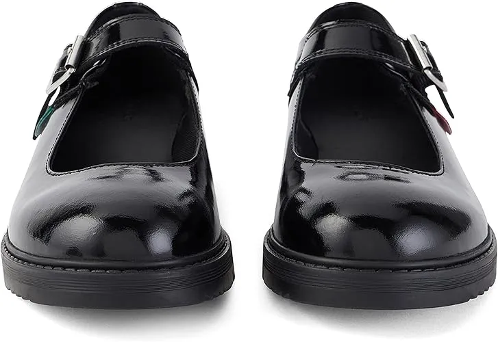 Kickers FINLEY Womens Shoes Patent Black