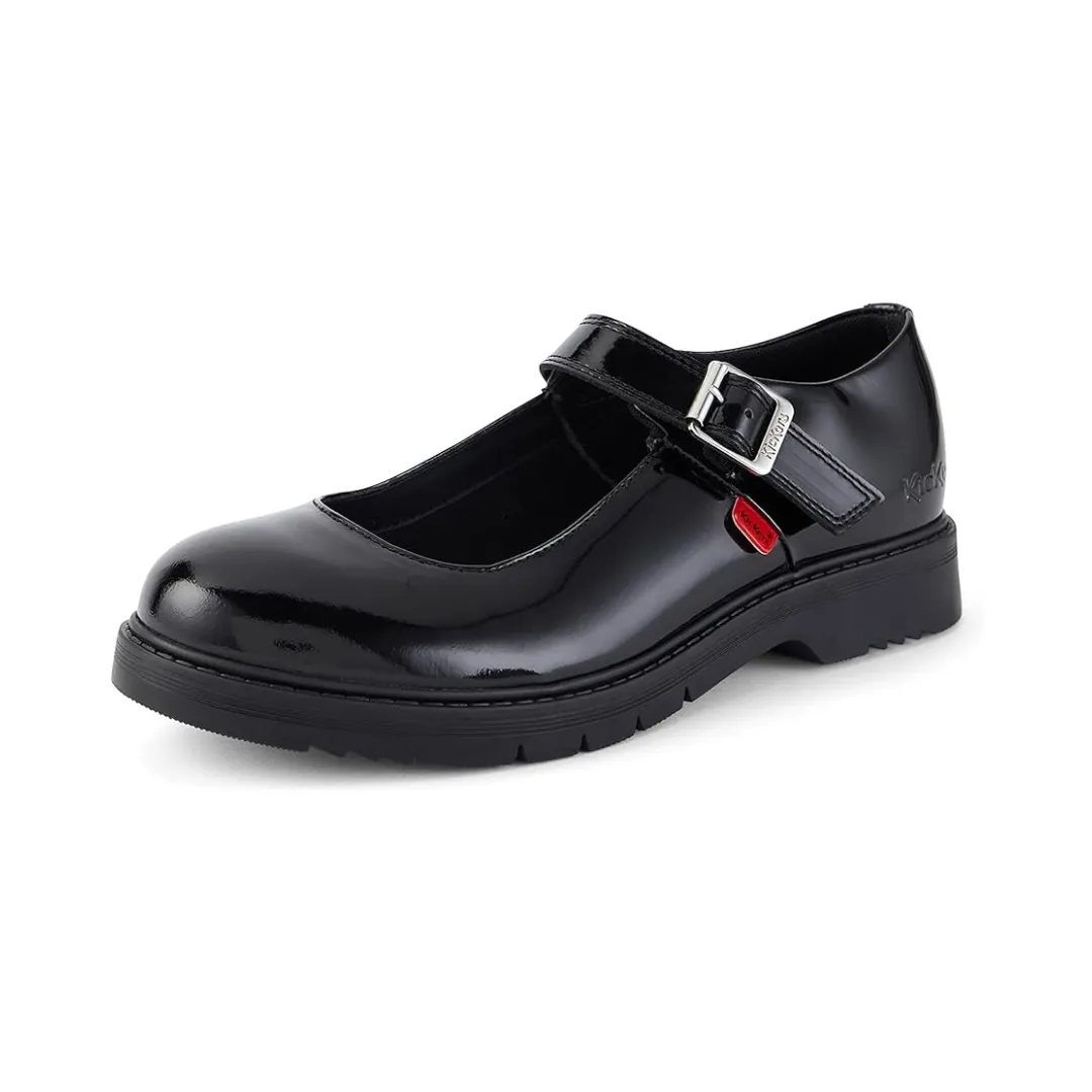 Kickers FINLEY Womens Shoes Patent Black