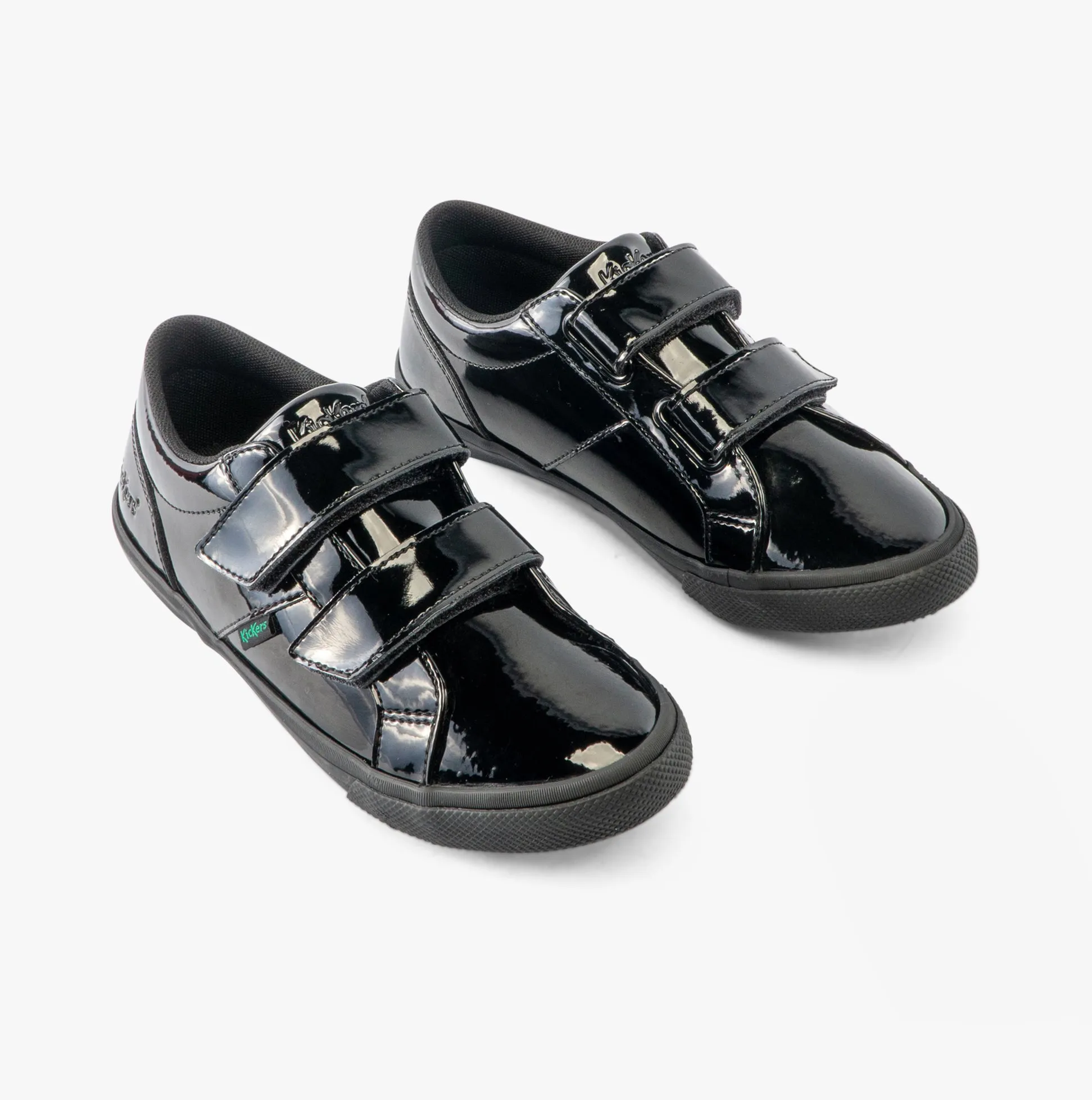 Kickers KODY TWIN JUNIOR Unisex Shoes Patent Black