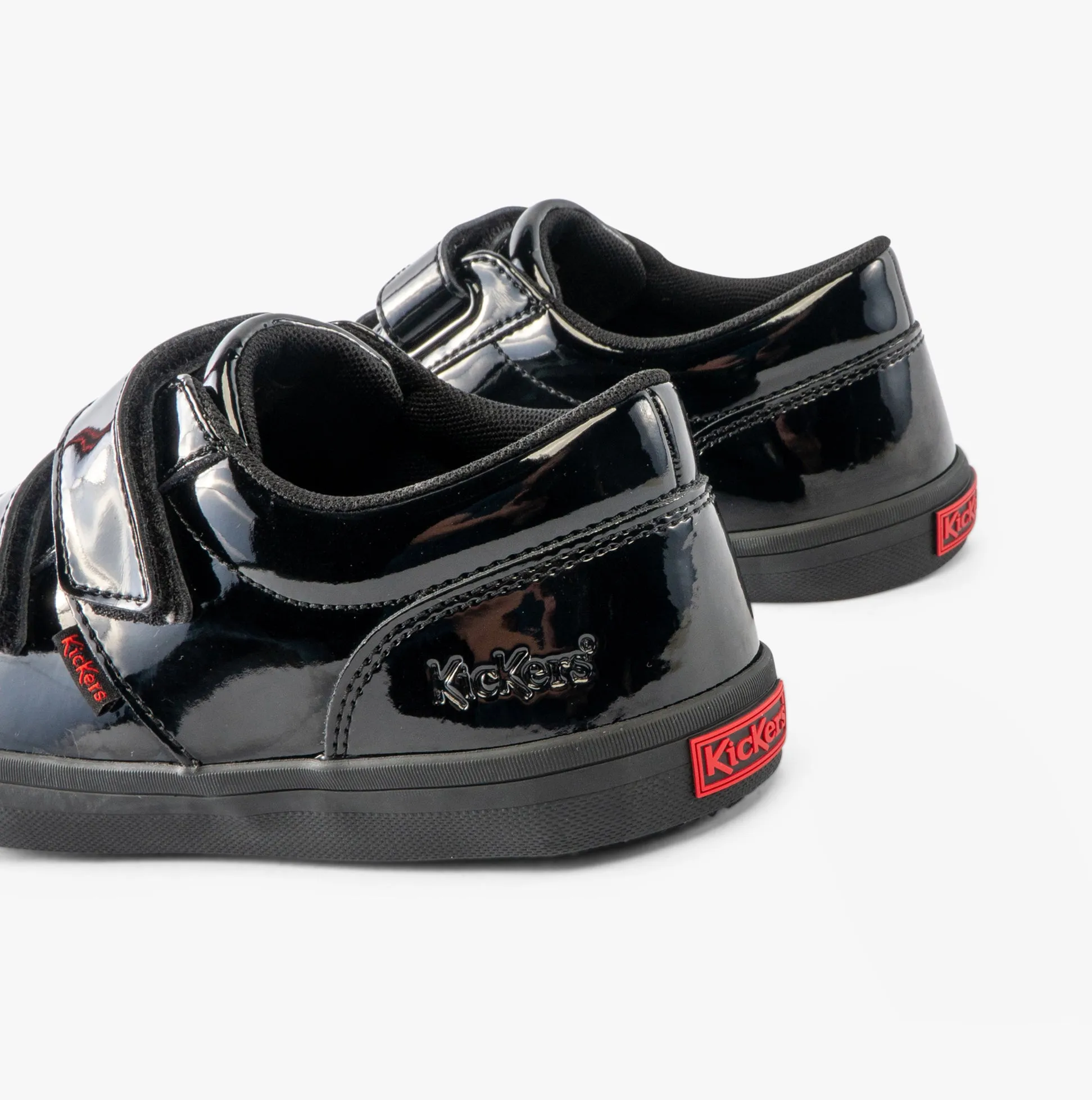 Kickers KODY TWIN JUNIOR Unisex Shoes Patent Black