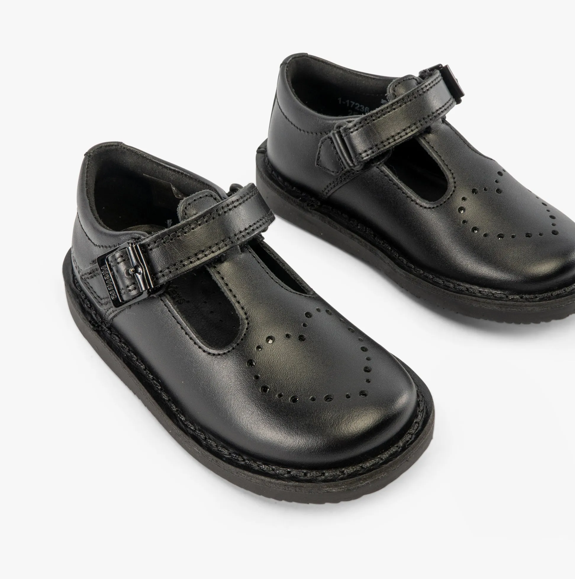 Kickers KOPI HEART T BAR Infant Girls Shoes Black