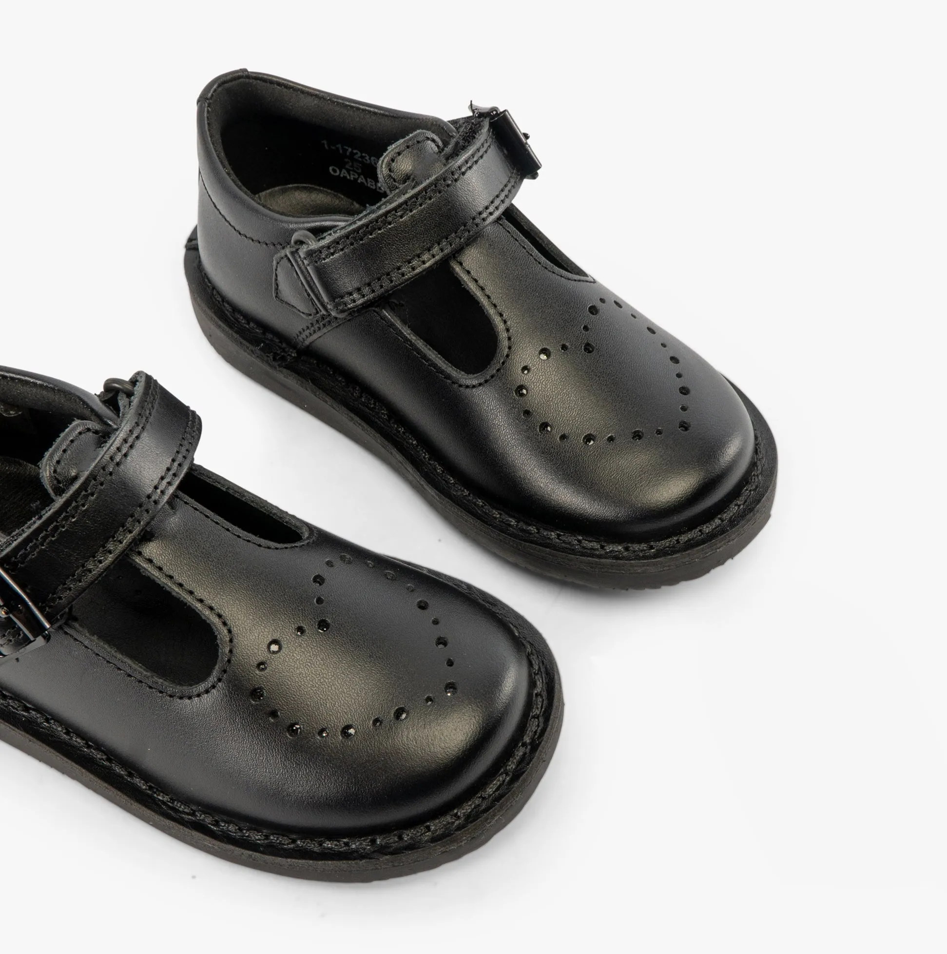 Kickers KOPI HEART T BAR Infant Girls Shoes Black